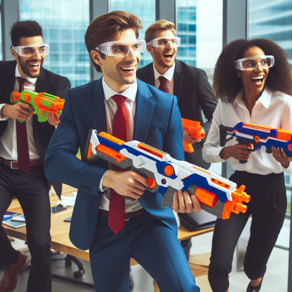 Nerf Gun Battle