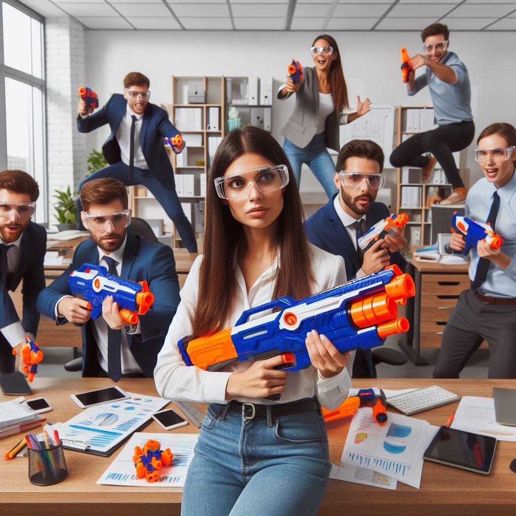 Nerf Gun Battle
