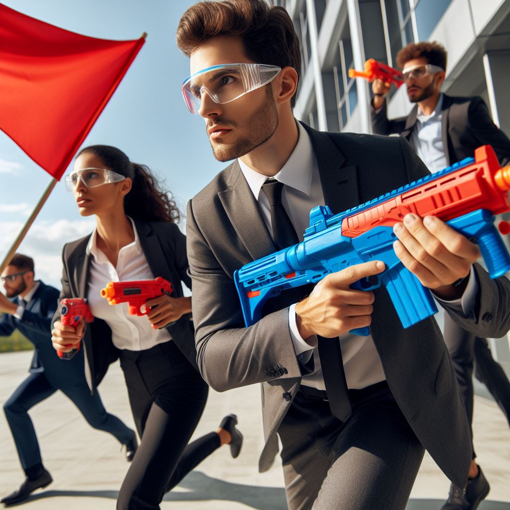 Nerf Gun Battle