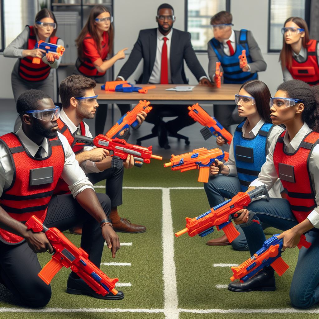 Nerf Gun Battle