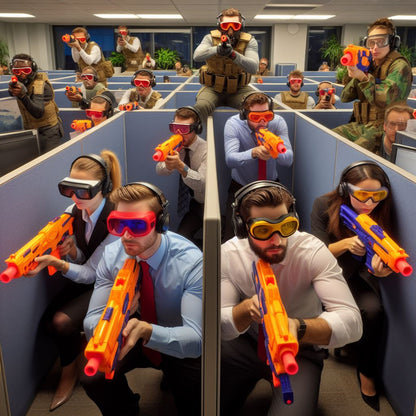 Nerf Gun Battle