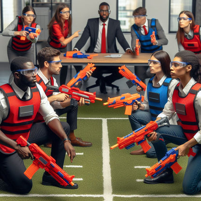 Nerf Gun Battle